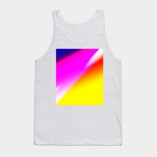 Blue pink yellow art Tank Top